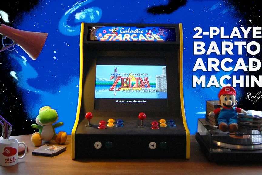 2-Player Bartop Arcade Machine (Powered by Pi)