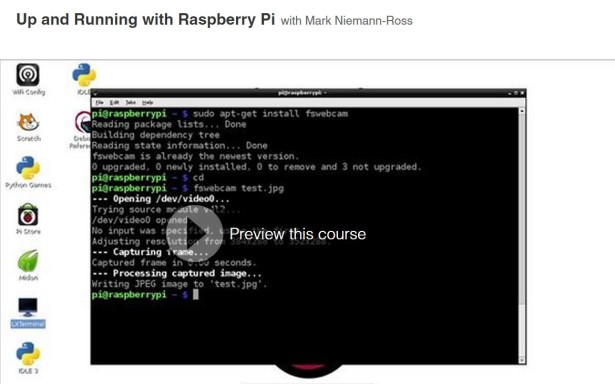 raspberry pi video tutorial lynda