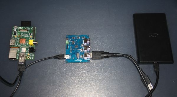 Automatic USB HDD power control for a Raspberry Pi based NAS
