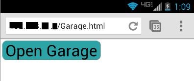 Web Enabled Garage Door