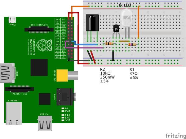Controlling your TV or any infrared device with a Raspberry Pi