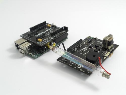 Geiger Counter - Radiation Sensor Board for Raspberry Pi tutorial board