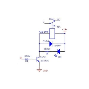 16 Channel relay board for your Arduino or Raspberry PI - 24V