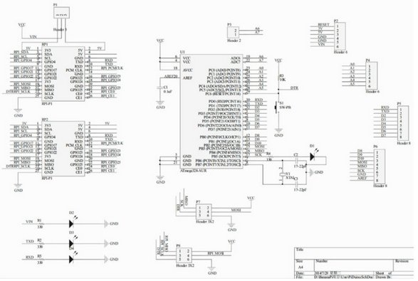 Banana Pi BPiDuino UNO Board Module, compatible with for Arduino UNO, available for Raspberry Pi Schematic