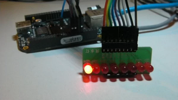 Driving a LED array from a BeagleBone Black
