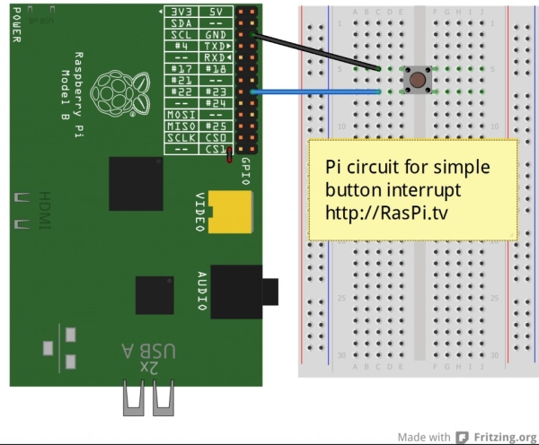 How to use interrupts with Python on the Raspberry Pi and RPi.GPIO
