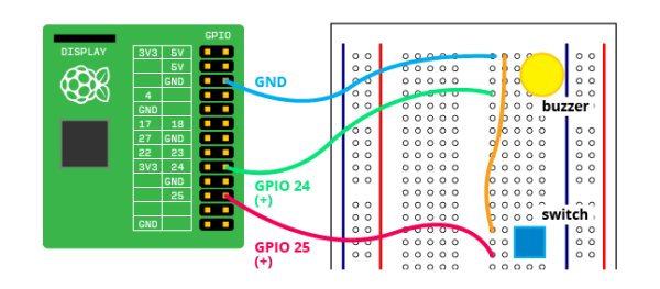 Make an alarm clock with a Raspberry Pi Circuit