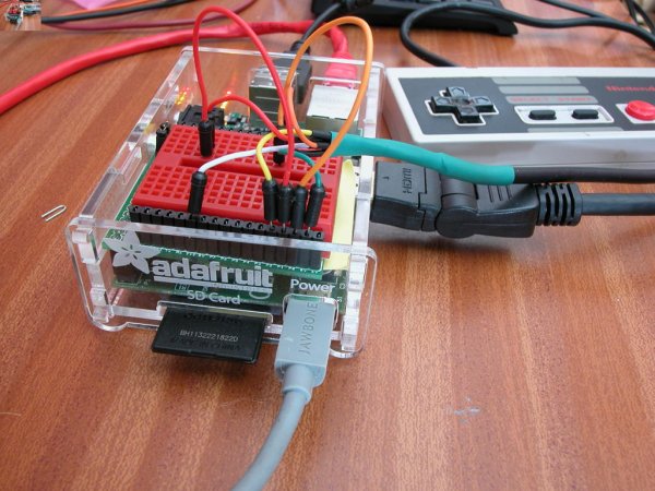 NES Controller on the Raspberry Pi