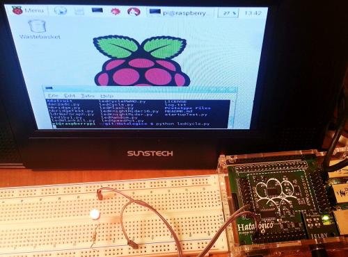 PWMcontrol on Raspberry Pi installation and first test on Hatalógico board