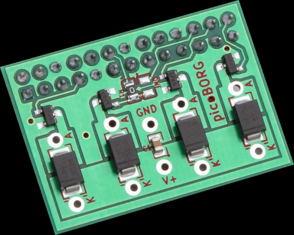 PicoBorg - Control small motors from your Raspberry Pi Board