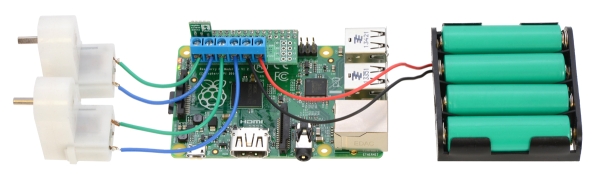 Pololu DRV8835 Dual Motor Driver Kit for Raspberry Pi B+