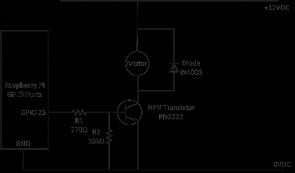 Simple way to control 12V DC Motor using Raspberry Pi’s GPIO port and NPN transistor.jpg