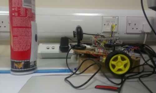 A Mobile Robot with Vision Based Obstacle Avoidance