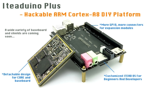 Iteaduino Plus ARM Cortex A8 Dev Platform