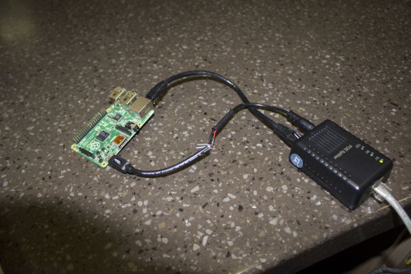 Power over Ethernet for Raspberry Pi