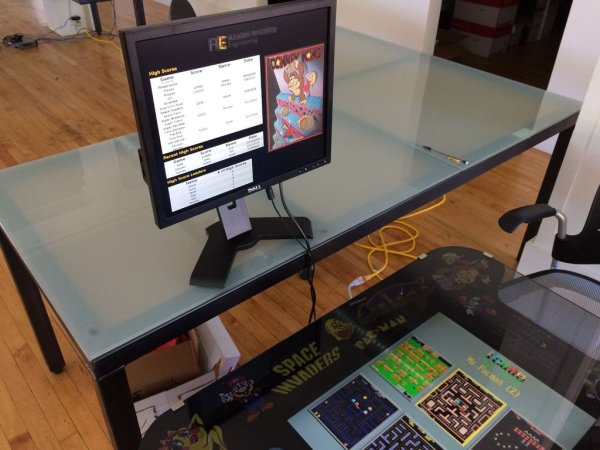 Raspberry Pi Arcade Game High Score DIsplay for Multiple Locations