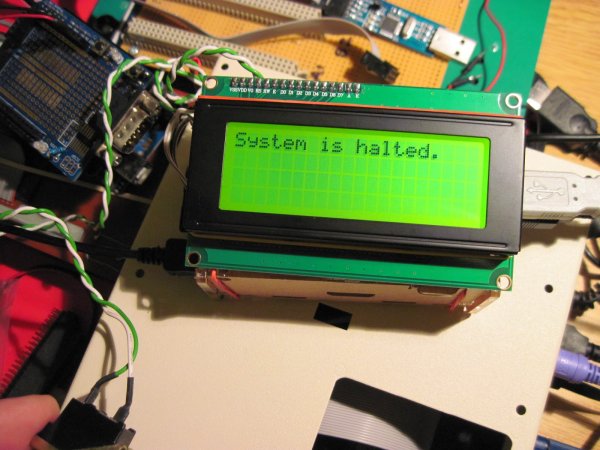 Raspberry Pi, I2C LCD screen and Safe Power Down button