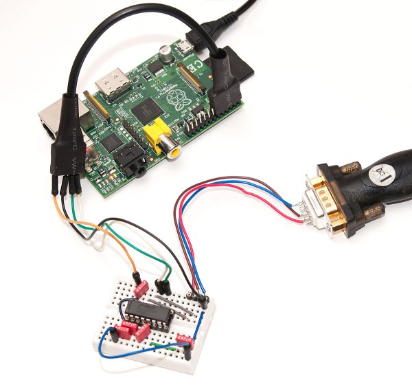 Raspberry Pi Serial Console With MAX3232CPE