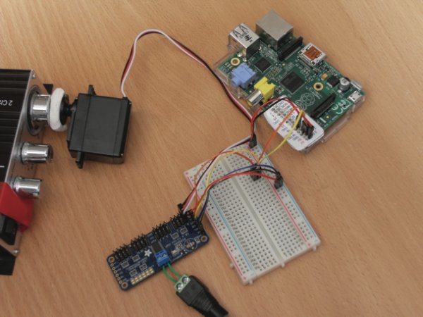 Use your Raspberry Pi to move parts of a robot or control anything that can rotate