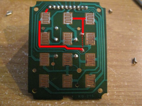 Using a keypad with Raspberry Pi schematic