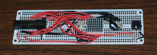 8x8 LED Matrix for RaspberryPi and 3 programs schematic