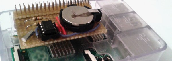 An elegant stacking Real Time Clock for Raspberry Pi