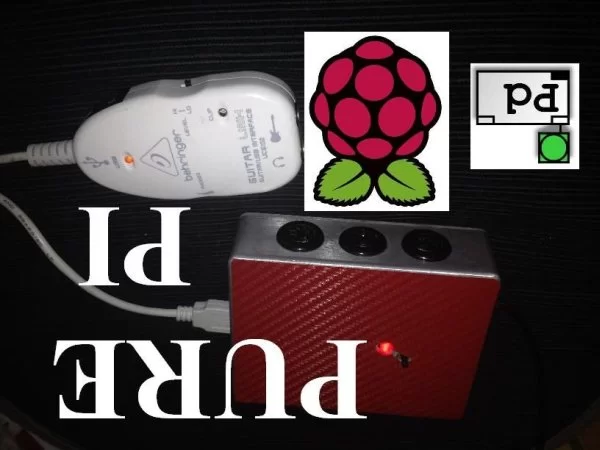 Pure Pi Control custom stompbox effects on a Raspberry Pi with a smartphone