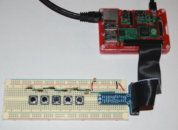 RaspberryPi Multiple Buttons On One Digital Pin