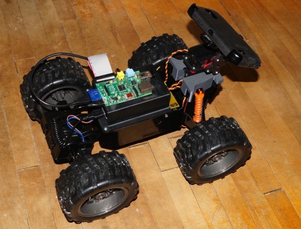 WebRTC Creeper Drone - Browser Controlled RC Car