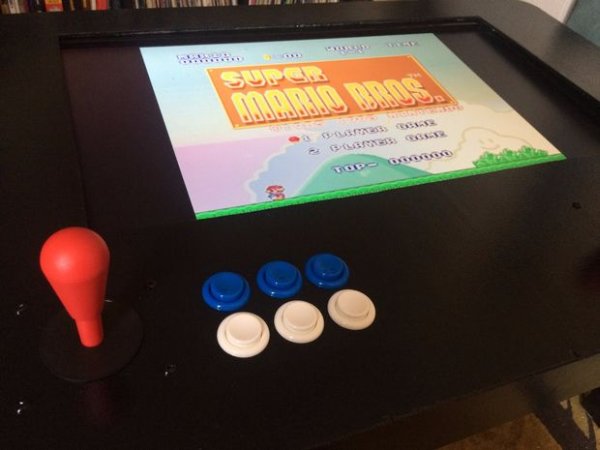 RasPi Two-Player Arcade Coffee Table