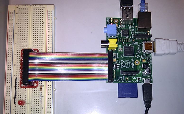 Here is the layout with a ribbon connector to a protoboard.