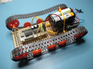 ATtiny44 evaluation board for DYI robots