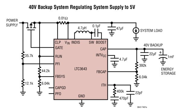 2A Bidirectional Power Backup Supply