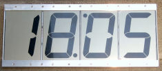 LCD clock with 4