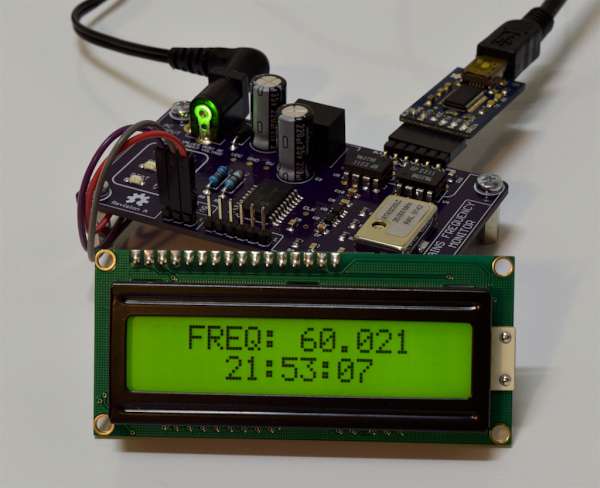 Designing a mains frequency monitor