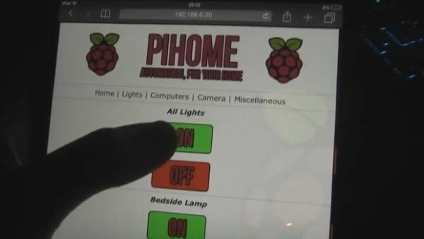 Raspberry Pi Home Automation Control lights computers CCTV and more
