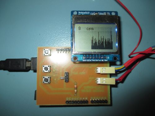 Arduino Geiger–Müller counter with LCD display