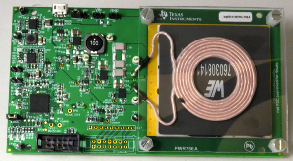Bq501210 the Wireless Power Transmitter from TI