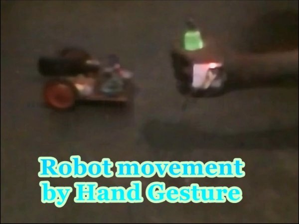 Robot Movement by Hand Gesture