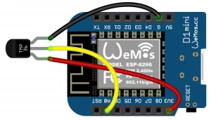 schematic wireless remote sensing with wemos d1 mini arduino ide raspberry pi and lighttpd web server