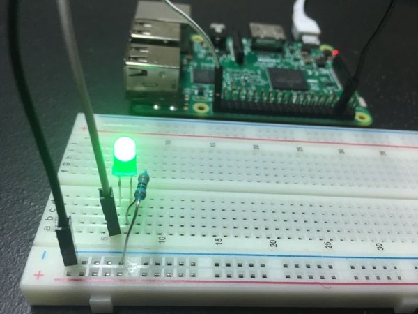 control led using raspberry pi gpio