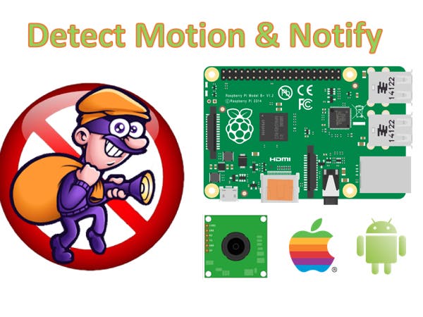 camera alert application with raspberry pi 3 ios android