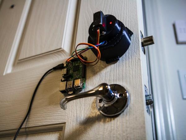 smartphone connected home door lock