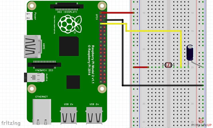 The Raspberry Pi Light Sensor Circuit