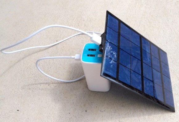 A very simple DIY solar-powered USB charger