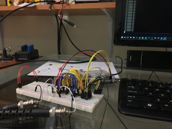 Raspberry Pi RF Frequency Counter