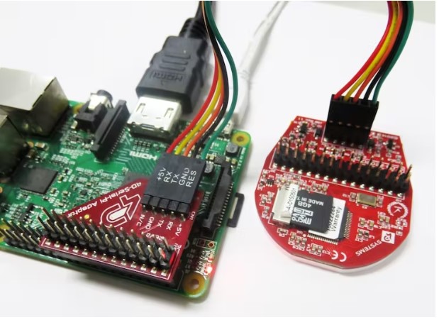 Connect the Raspberry Pi to the uLCD-220RD