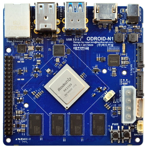 Odroid-N1 Features Gigabit Ethernet And Can Run Android 7.1, Ubuntu, Debian