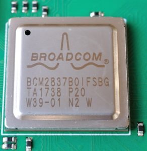 BCM2837B0 with heat spreader