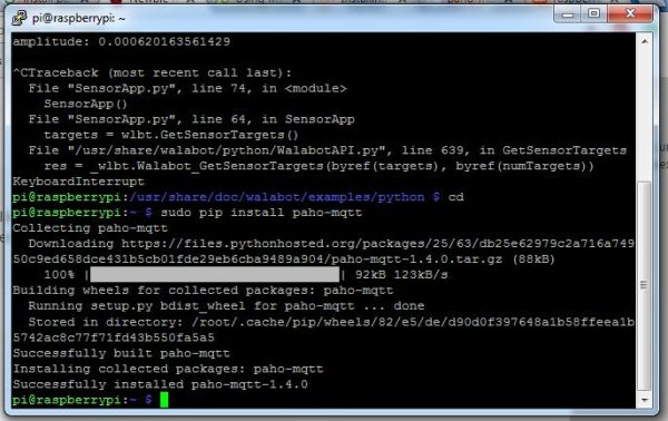 Installing paho mqtt client to Raspberry Pi